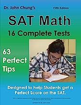 Book Cover Dr. John Chung's SAT Math Fifth Edition: 63 Perfect Tips and 16 Complete Tests