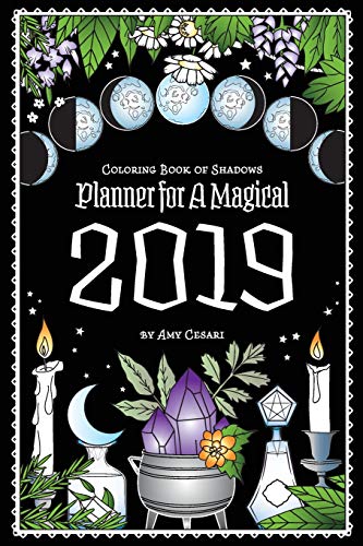 Book Cover Coloring Book of Shadows: Planner for a Magical 2019