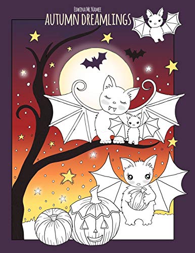 Book Cover Autumn Dreamlings: a beautiful fall coloring book