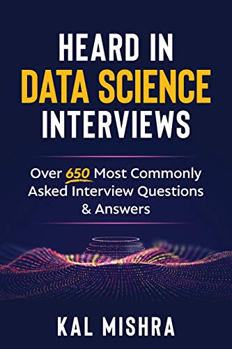 Book Cover Heard In Data Science Interviews: Over 650 Most Commonly Asked Interview Questions & Answers