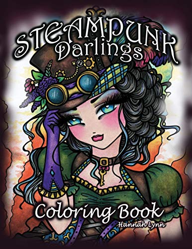 Book Cover Steampunk Darlings Coloring Book