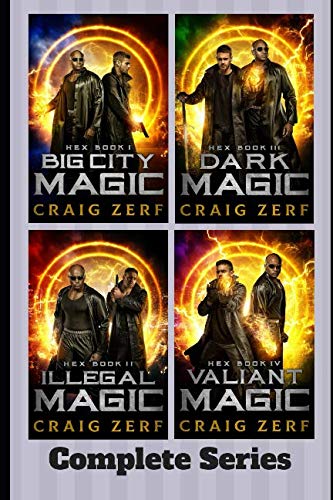 Book Cover HEX - Big City Magic, Illegal Magic, Dark Magic & Valiant Magic