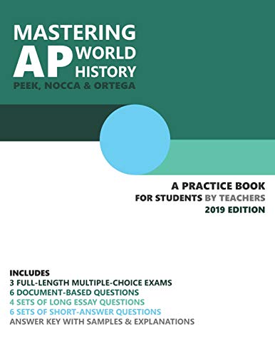 Book Cover Mastering AP World History: A Practice Book for Students (by Teachers)