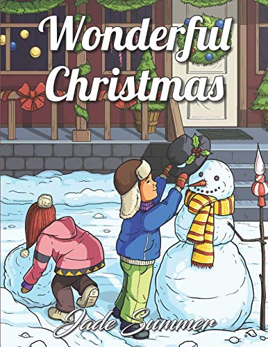 Book Cover Wonderful Christmas: An Adult Coloring Book with Charming Christmas Scenes and Winter Holiday Fun