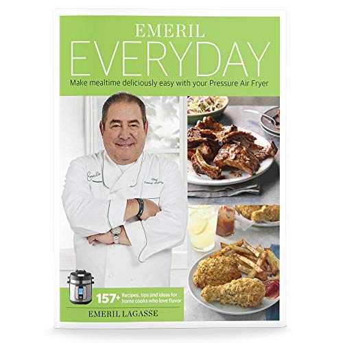 Book Cover Emeril Lagasse Pressure Cooker & Air Fryer Cookbook with 157+ Quick and Easy Recipes | Air Fry, Slow Cook, Pressure Cooker Recipes & More | Emeril Everyday Collection