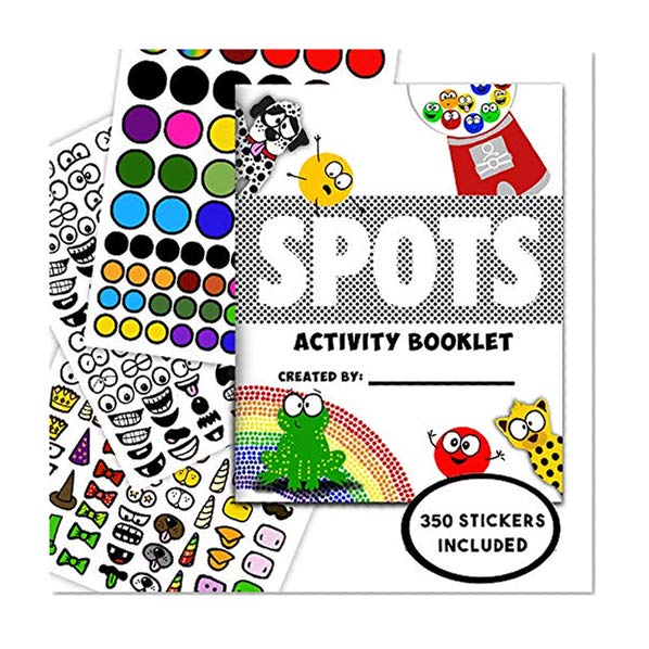 Book Cover Spots Sticker Activity Book