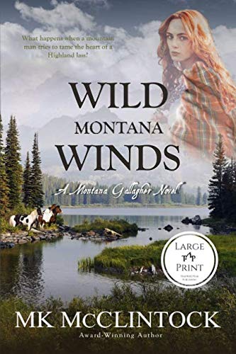 Book Cover Wild Montana Winds (Large Print) (Montana Gallaghers)