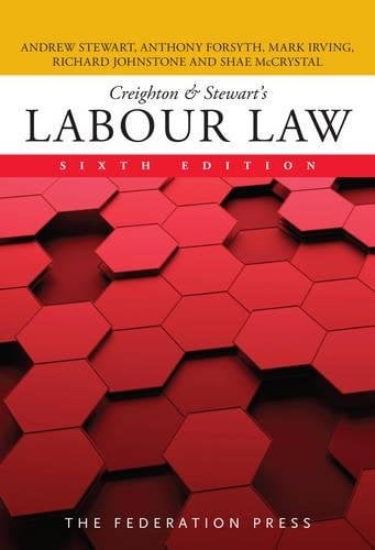 Book Cover Creighton & Stewart’s Labour Law