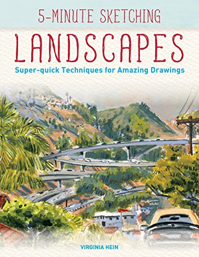 Book Cover 5-Minute Sketching -- Landscapes: Super-quick Techniques for Amazing Drawings