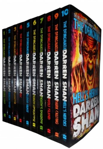 Book Cover Darren Shan Demonata Collection Set Pack, 10 Books Set, (Bec, Blood Beast, Dark Calling, Death's Shadow, Demon Apocalypse, Demon Thief, Hell's Heroes, Lord Loss, Slawter, Wolf Island)