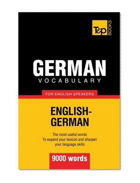German vocabulary for English speakers - 9000 words