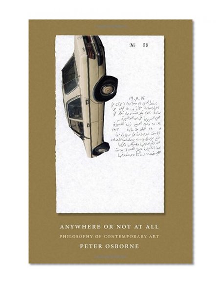 Book Cover Anywhere or Not at All: Philosophy of Contemporary Art