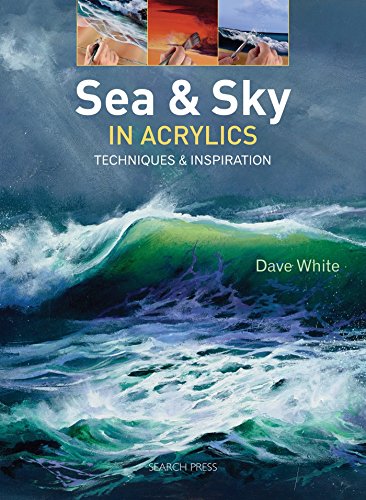 Book Cover Sea & Sky in Acrylics: Techniques & Inspiration