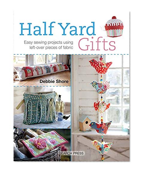 Book Cover Half Yard# Gifts: Easy sewing projects using leftover pieces of fabric