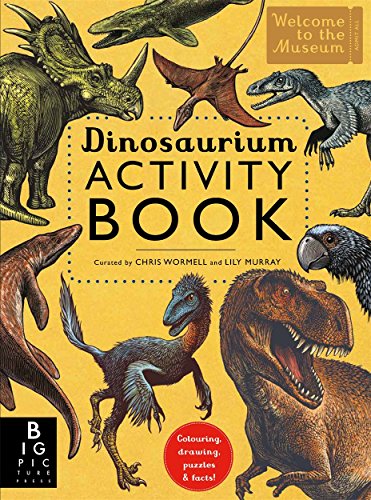 Book Cover Dinosaurium Activity Book