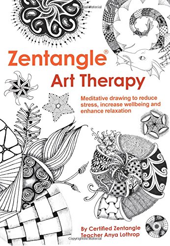 Book Cover Zentangle Art Therapy