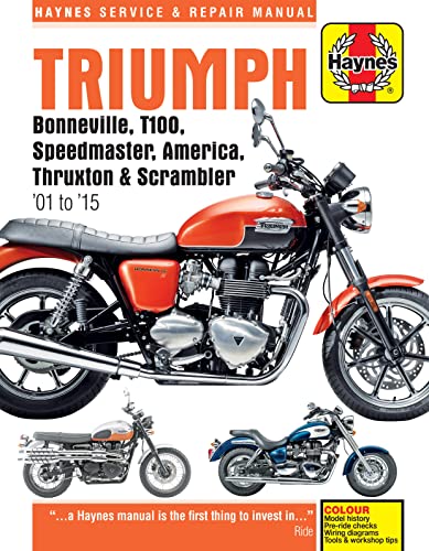 Book Cover Triumph Bonneville (01 - 15) Haynes Repair Manual (Paperback)