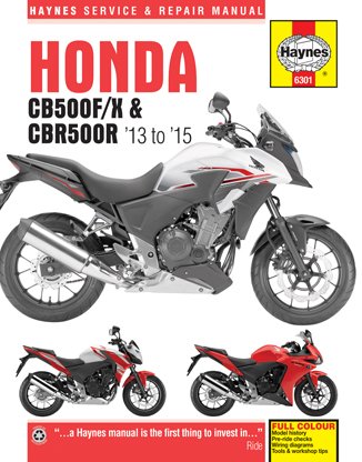 Honda CB500F/X & CBR500R Service and Repair Manual: 2013-16