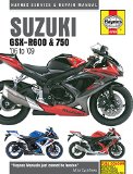 Suzuki GSX-R600 & 750 '06 to '09 (Haynes Service & Repair Manual)
