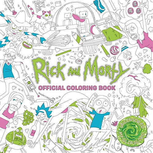 Book Cover Rick and Morty Official Coloring Book