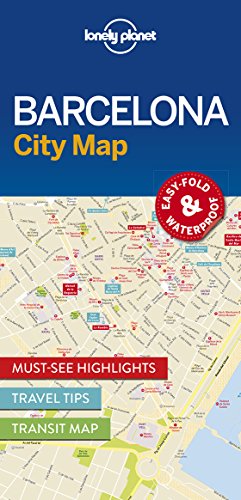 Lonely Planet Barcelona City Map 1