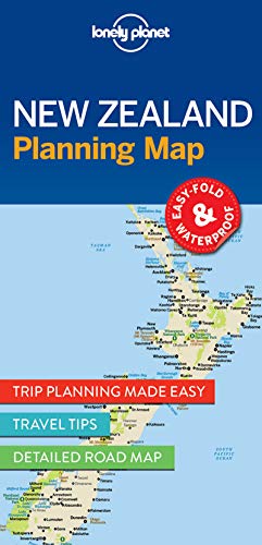 Book Cover Lonely Planet New Zealand Planning Map
