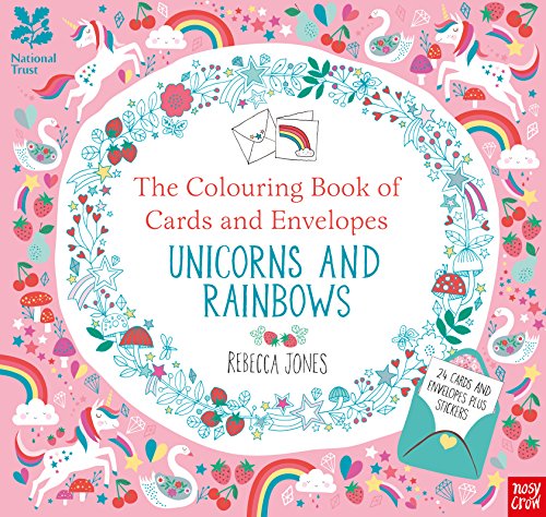 Book Cover The Colouring Book Card Env Unicorn Rain