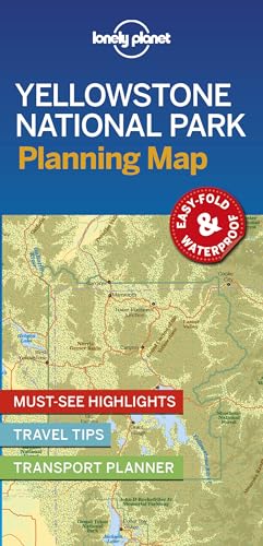 Book Cover Lonely Planet Yellowstone National Park Planning Map 1