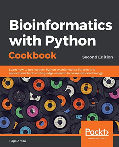 Book Cover Bioinformatics with Python Cookbook: Learn how to use modern Python bioinformatics libraries and applications to do cutting-edge research in computational biology, 2nd Edition