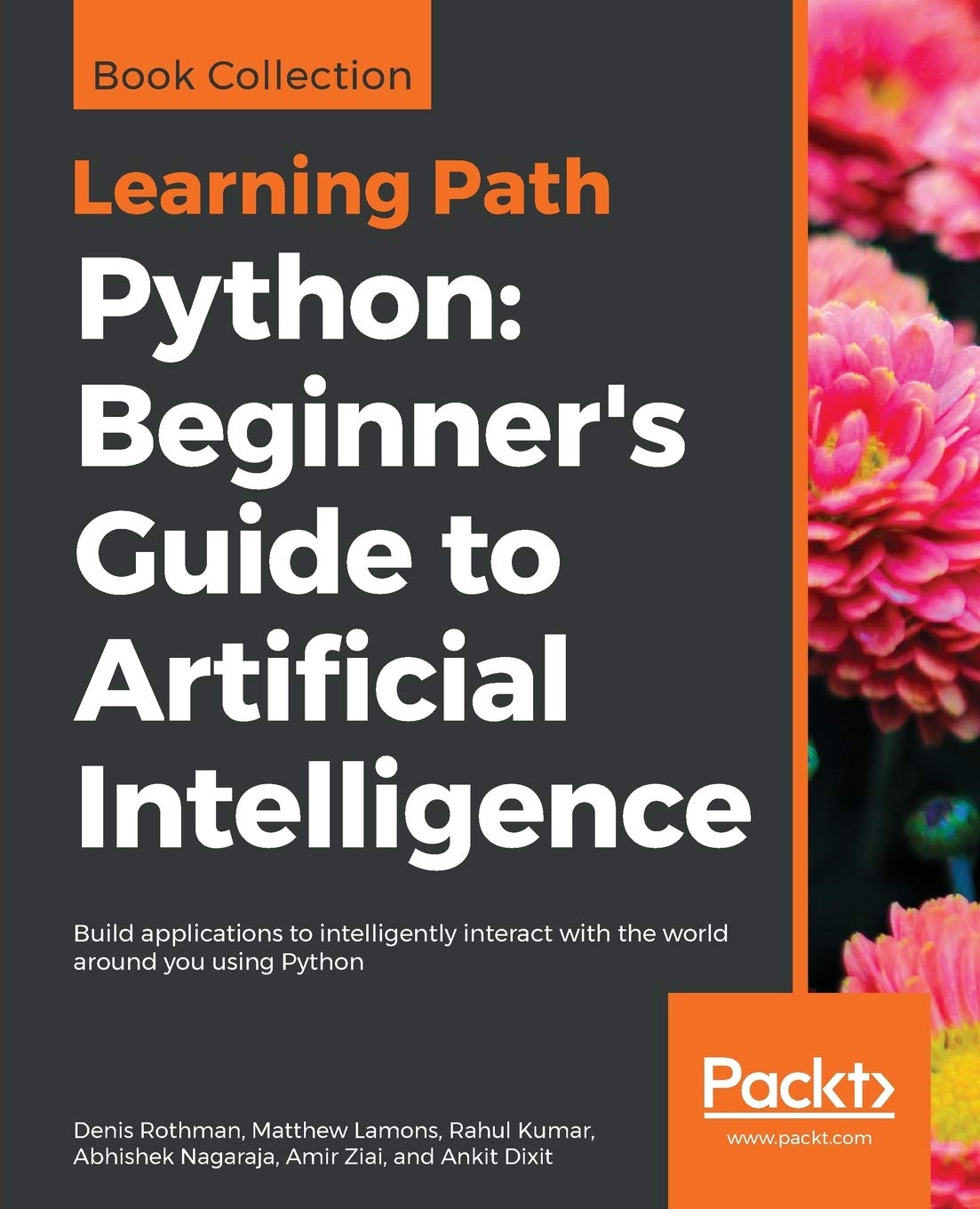 Book Cover Python: Beginner's Guide to Artificial Intelligence: Build applications to intelligently interact with the world around you using Python