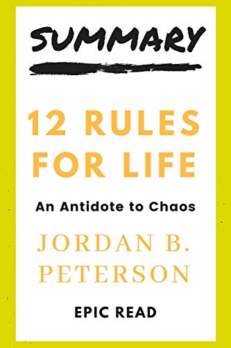 Book Cover SUMMARY 12 Rules For Life By Jordan B Peterson