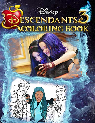 Book Cover Descendants 3 Coloring Book: Premium Coloring Book Based On Disney Channel Original Film 2019 (Unofficial)