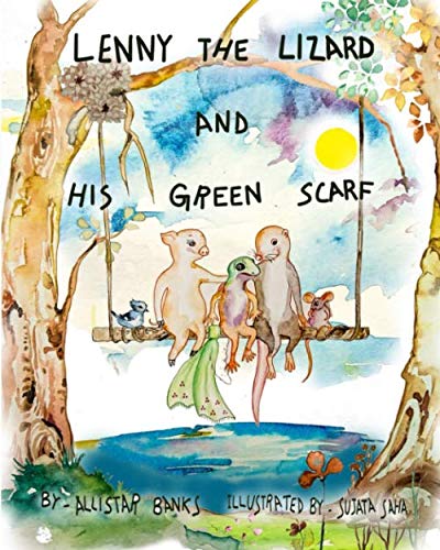 Book Cover Lenny the Lizard and His Green Scarf