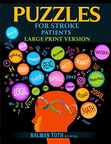 Book Cover Puzzles for Stroke Patients: Rebuild Language, Math & Logic Skills to Heal and Live a More Fulfilling Life