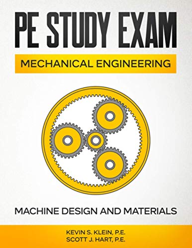 Book Cover PE Study Exam: Mechanical Engineering: Machine Design and Materials
