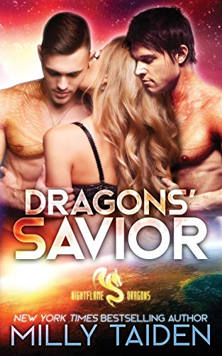 Book Cover Dragons' Savior: Paranormal Fantasy Dragon Romance (Nightflame Dragons)