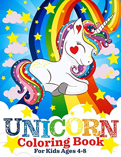 Book Cover Unicorn Coloring Book for Kids Ages 4-8