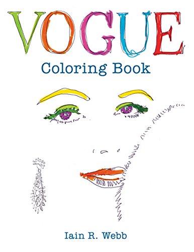 Book Cover Vogue Coloring Book