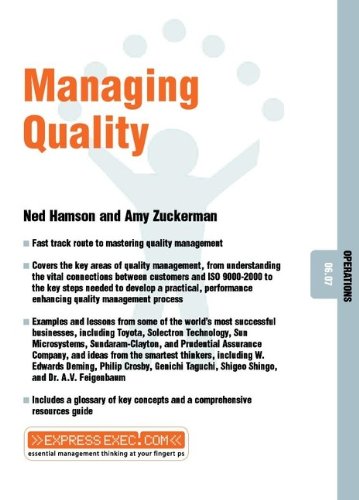 Book Cover Managing Quality: Operations 06.07 (Express Exec)