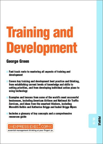 Book Cover Training and Development: People 09.10 (Express Exec)