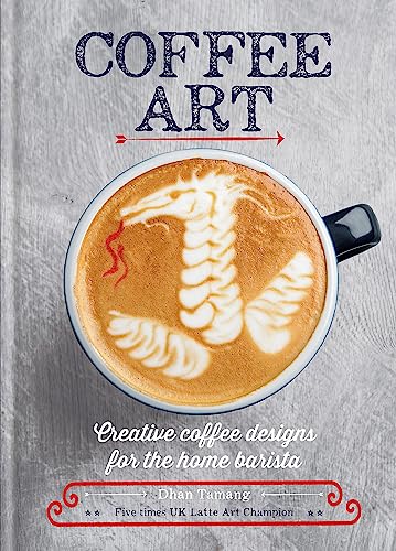 Book Cover Coffee Art