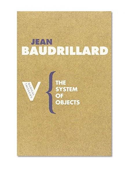 Book Cover The System of Objects (Radical Thinkers)