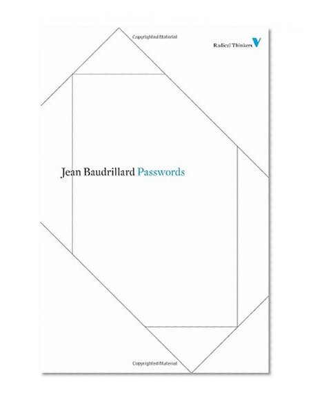 Book Cover Passwords (Radical Thinkers)