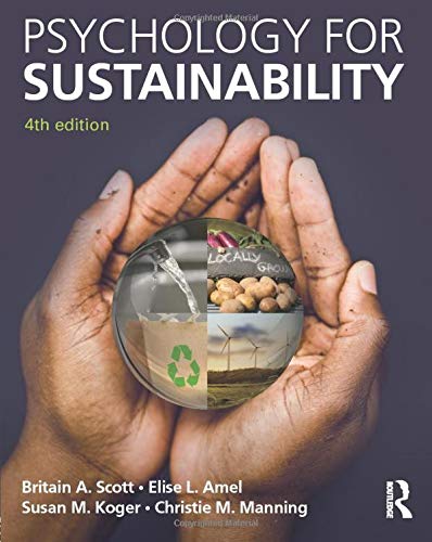 Book Cover Psychology for Sustainability: 4th Edition