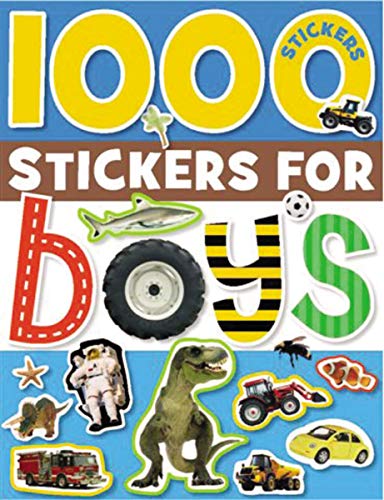 Book Cover 1000 Stickers for Boys