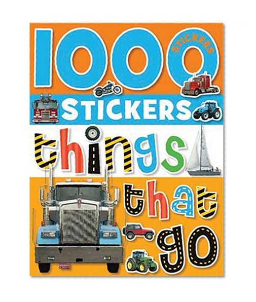 Book Cover 1000 Stickers - Things That Go