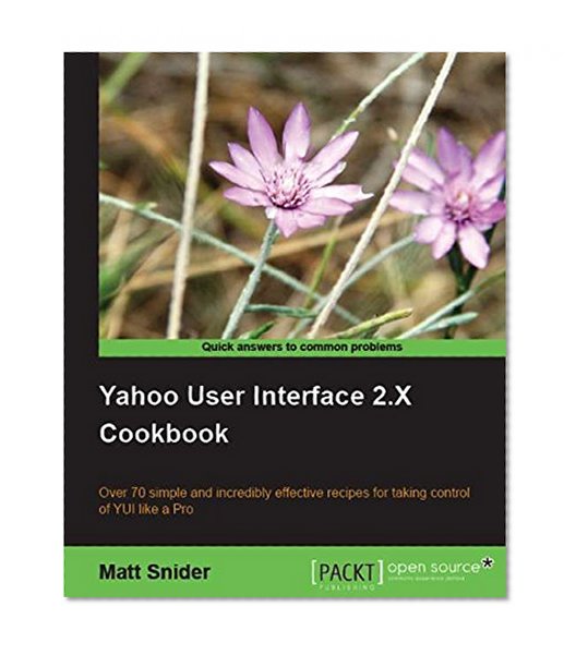 Book Cover Yahoo! User Interface Library 2.x Cookbook