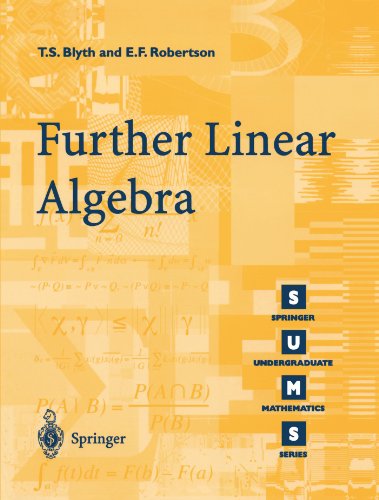 Book Cover Further Linear Algebra