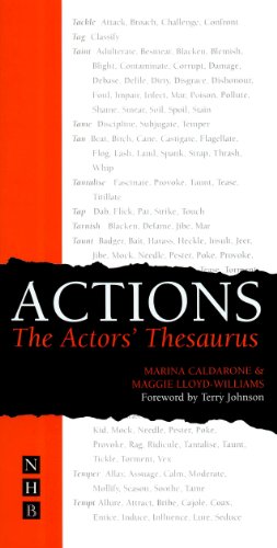 Book Cover Actions: The Actor's Thesaurus
