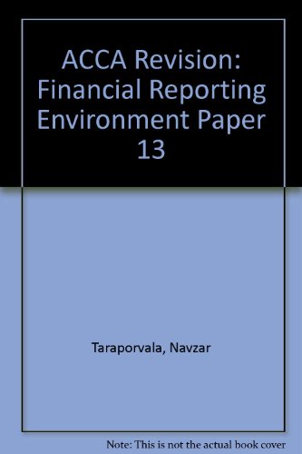 ACCA Revision: Financial Reporting Environment Paper 13